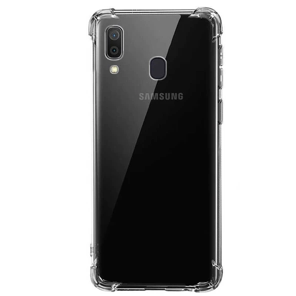 Gpack Samsung Galaxy A01 Kılıf AntiShock Sert KapakNano Glass