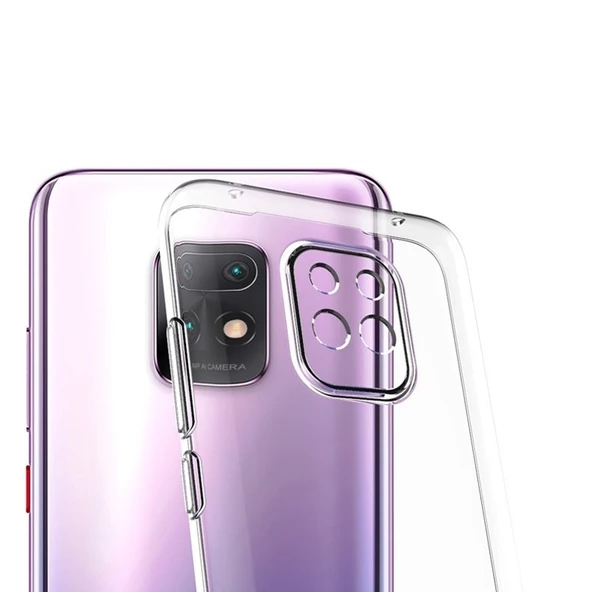 Gpack Xiaomi Redmi Note 9 Pro Kılıf Kamera Korumalı  Silikon Renksiz - Resim 2