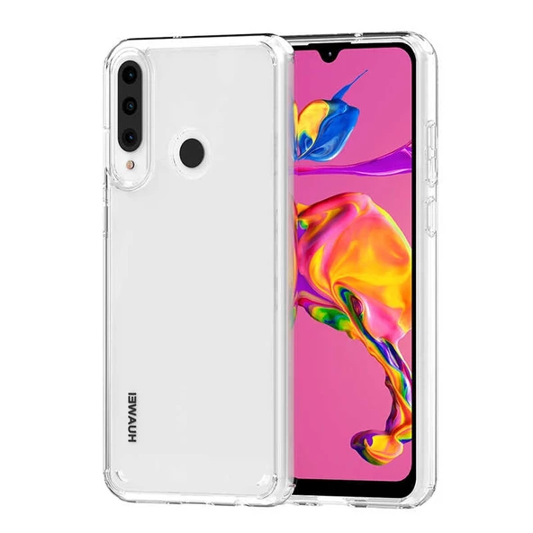 Gpack Huawei Y6P Kılıf Coss  Sert KapakNano Glass