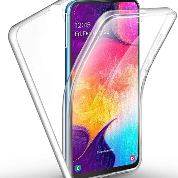Gpack Samsung Galaxy A01 Kılıf Ön Arka  Silikon Koruma