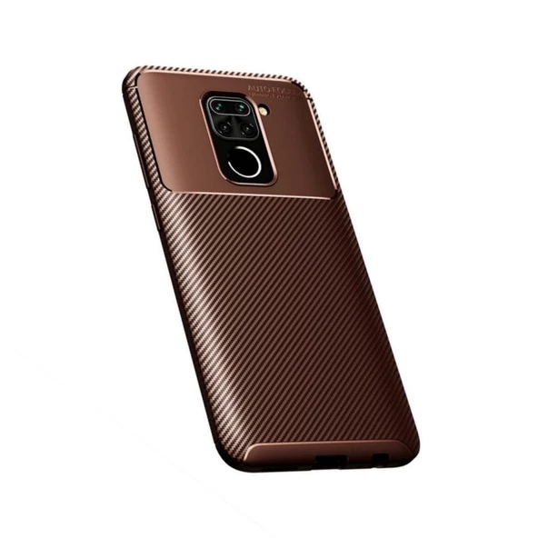 Gpack Xiaomi Redmi Note 9 Kılıf Negro Karbon Dizayn Silikon