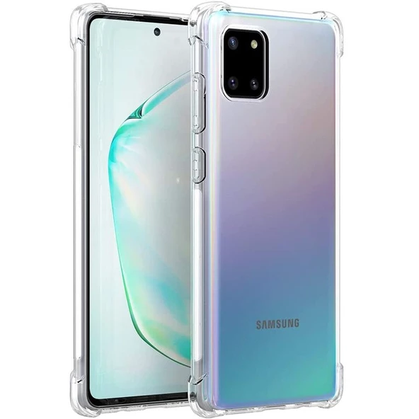 Gpack Samsung Galaxy Note 10 Lite Kılıf AntiShock Sert KapakNano Glass