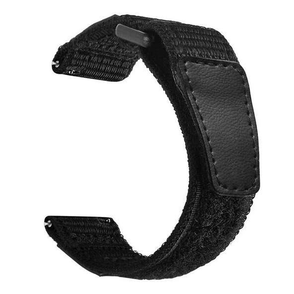 Gpack Samsung Galaxy Watch 46mm 22mm Kordon Kumaş Naylon Cırtcırtlı ZR