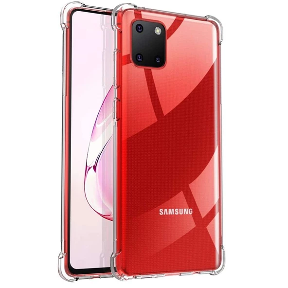 Gpack Samsung Galaxy S10 Lite Kılıf AntiShock Sert KapakNano Glass