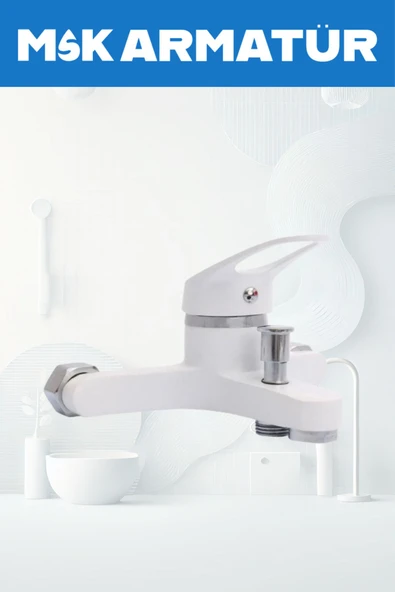 Dubai Robot Beyaz Krom Baston 3 Lü Set - 3