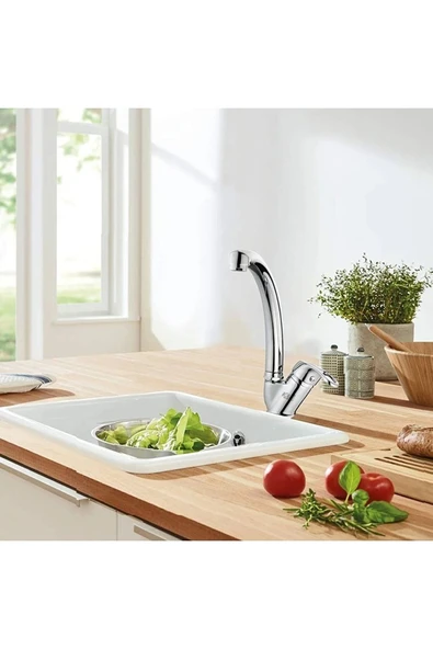 Lupobıanco 5 Yıl Garantili Aç Kapa Mix Lavabo Bataryası Musluğu (Sıcak Soğuk Girişli)