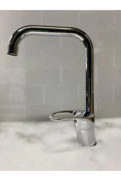 Krom Robot Köşe Borulu 4 Lü Set - Resim 3