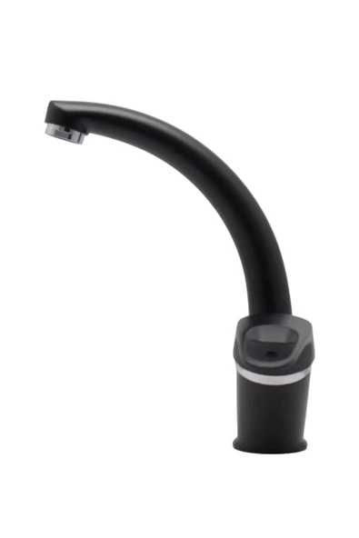 Siyah Krom Mix Borulu Lavabo Bataryası - Resim 3