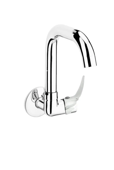 Mix Tekli Duvardan Lavabo Bataryası Xs 008-1 ürün görseli 1