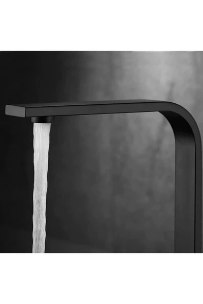 Siyah Lüx Kare Eviye Bataryası - Resim 4