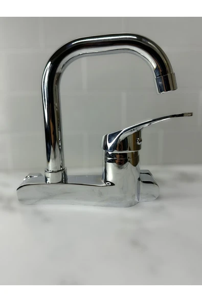 Krom Duvardan Yandan Aplik Bataryası Köşe Borulu ürün görseli 1