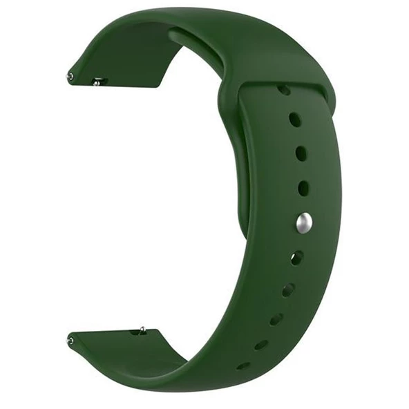 Gpack Samsung Galaxy Active 2 40Mm Kordon Mat Düz Renkli Silikon - 5