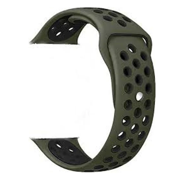 Gpack Samsung Galaxy Watch Active 2 40mm Kordon Delikli Çift Renk Silikon - 10