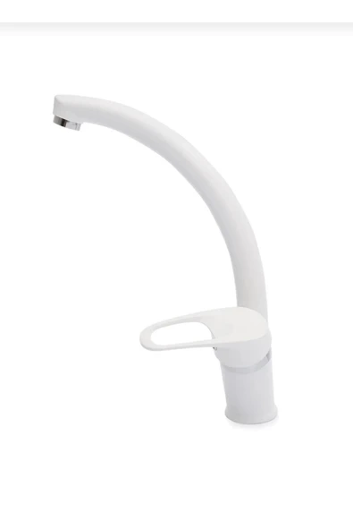 Beyaz Krom Mix Borulu Eviye Bataryası - Resim 2