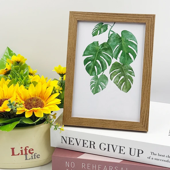 Ahşap Resim Çerçevesi - 10 inç (20.3*25.4cm) - Kayın