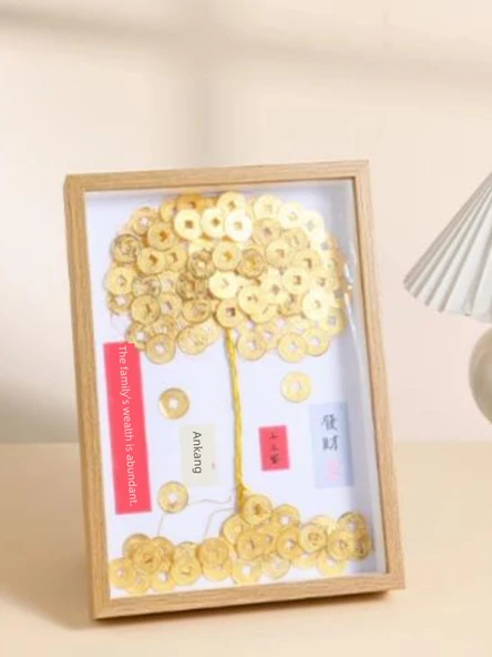 DIY Servet Ağacı Fotoğraf Çerçevesi Malzeme Seti - Tutkal Tabancası + 2 Tutkal Çubuğu 8 inç - 6