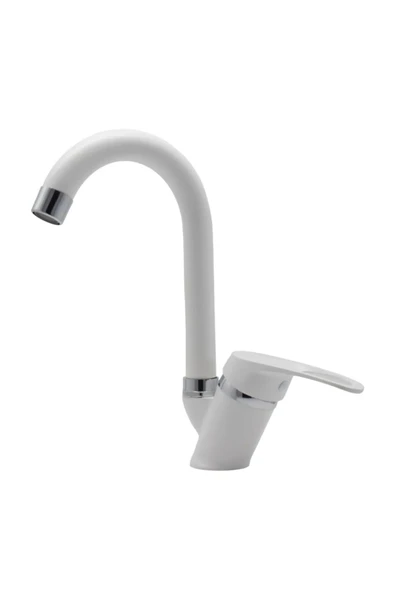 Beyaz Krom Baston Lavabo Bataryası 2 Yıl Garantili - Resim 2