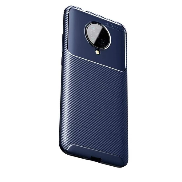 Gpack Xiaomi Poco F2 Pro Kılıf Negro Karbon Dizayn SilikonNano Glass - 3