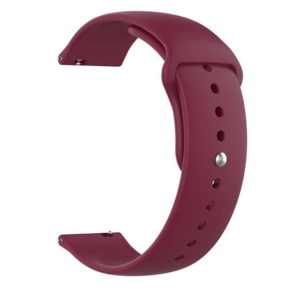 Gpack Samsung Galaxy Active 2 40Mm Kordon Mat Düz Renkli Silikon - 8