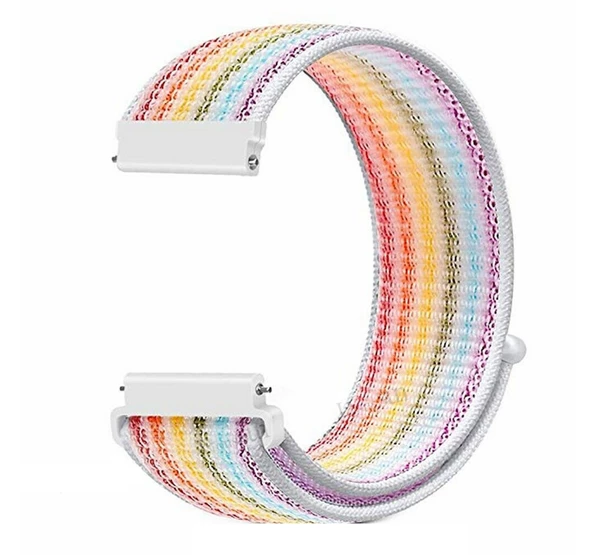 Gpack Samsung Galaxy Watch 3 41mm Kordon Kumaş CırtCırt Kordon - 3