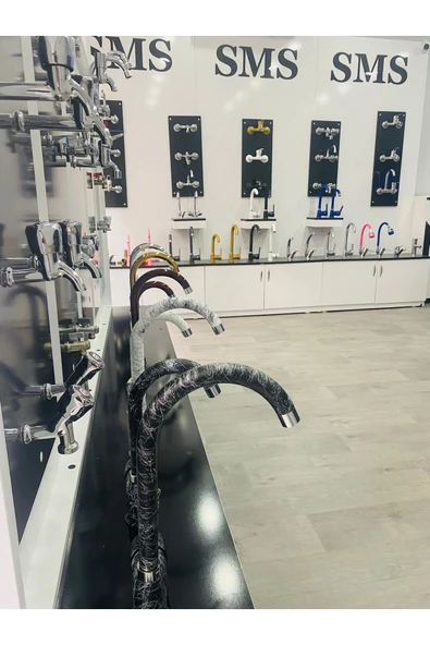 Sms Asur Beyaz Lüx Lavabo Mix Batarya - Resim 3