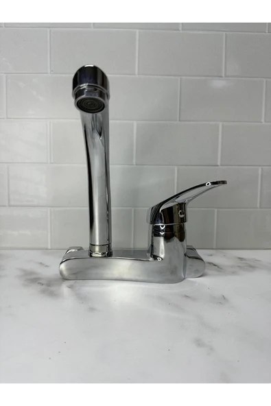 Krom Duvardan Yandan Aplik Mix Borulu - 2