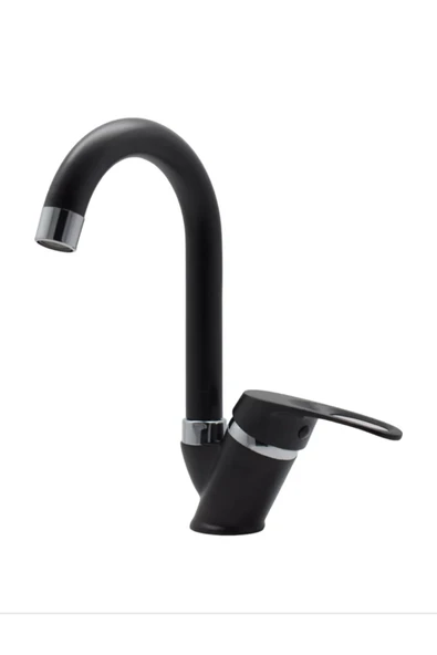 Siyah Krom Baston Lavabo Bataryası 2 Yıl Garantili ürün görseli 1