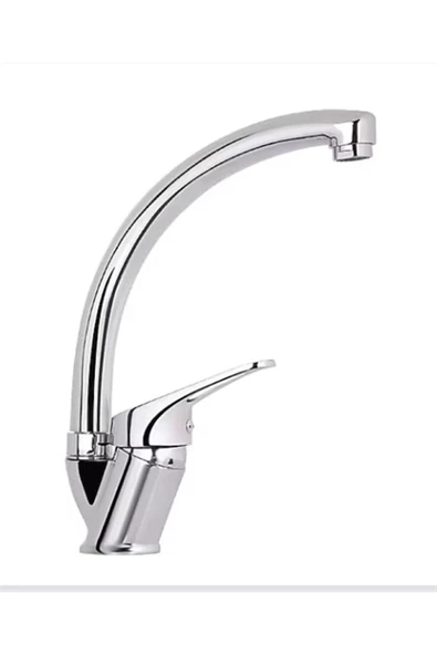 Paslanmaz Mix Kuğu Mutfak Evye Musluğu Çeşmesi Batsı ( 2 Yıl Garantili ) ürün görseli 1