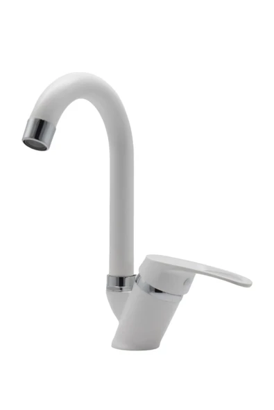 Beyaz Krom Baston Lavabo Bataryası 2 Yıl Garantili ürün görseli 1