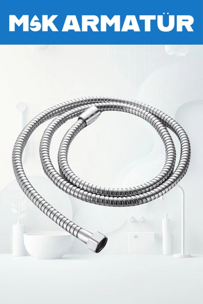Krom 1.5 Metre Duş Hortumu ürün görseli 1