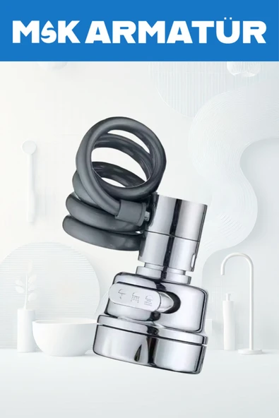 Spirelli 3 Fonkyonlı Musluk Başlığı ürün görseli 1