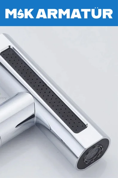 Krom Köşe Borulu 4 Fonkyonlu Eviye Bataryası - Resim 3