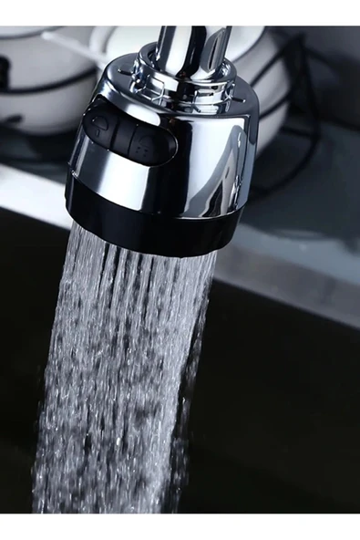 Siyah 360 Döner Oynar Boru Kubar - Resim 2