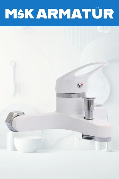 Beyaz Mix Banyo Bataryası Aç Kapa Garantili Yerli Üretim