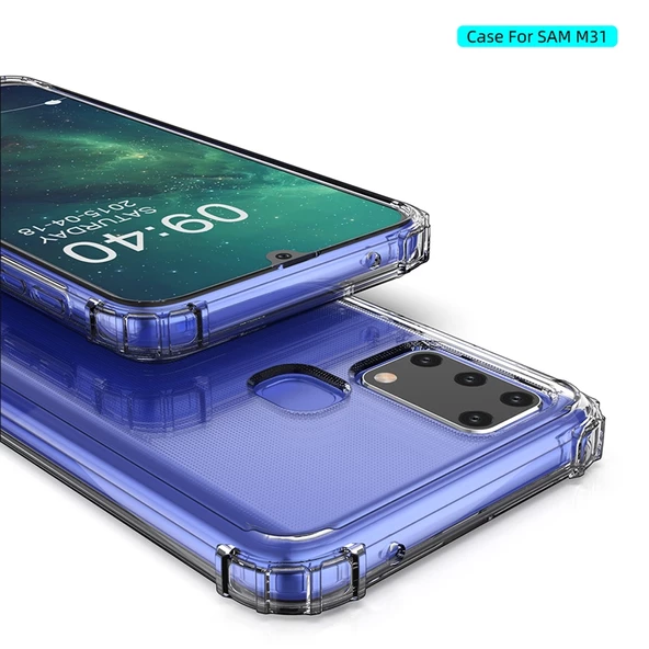 Gpack Samsung Galaxy M21 Kılıf AntiShock Ultra Koruma Sert Kapak - 2