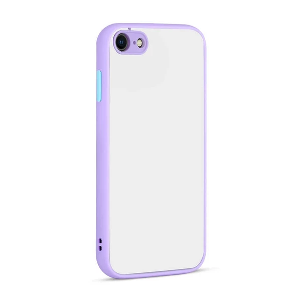 Gpack Apple iPhone Se 2020 Kılıf Hux Kamera Korumalı Silikon - 7