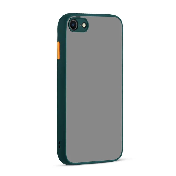 Gpack Apple iPhone Se 2020 Kılıf Hux Kamera Korumalı Silikon - 4