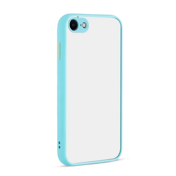 Gpack Apple iPhone Se 2020 Kılıf Hux Kamera Korumalı Silikon - 9