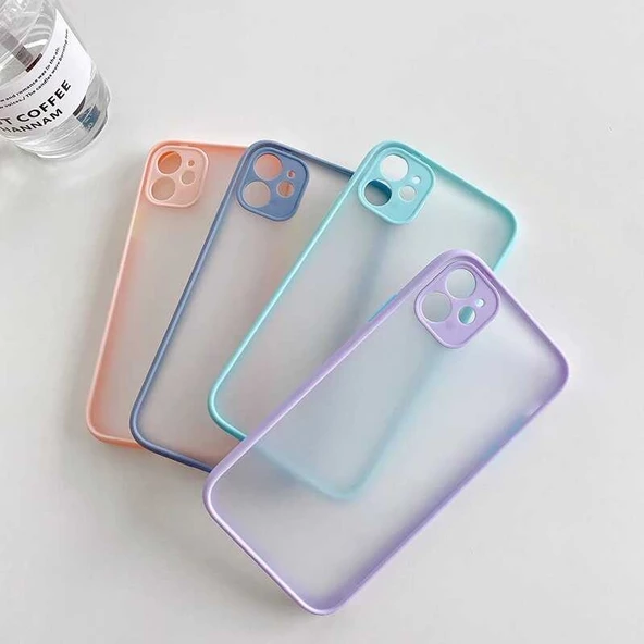 Gpack Apple iPhone Xs Kılıf Hux Kamera Korumalı Silikon - 2