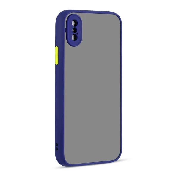 Gpack Apple iPhone Xs Kılıf Hux Kamera Korumalı Silikon - 5