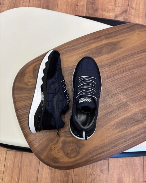 1091 LACİVET PARAŞÜT NUBUK DETAY HAKİKİ DERİ ERKEK SNEAKERS - 2