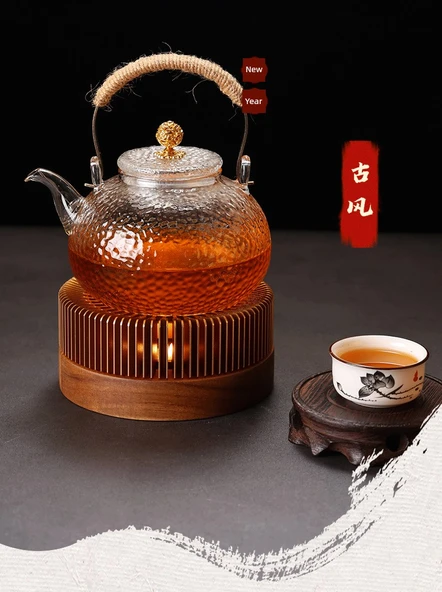 Çay Isıtıcı - Büyük Akordeon (15CM) Mumlu - 7
