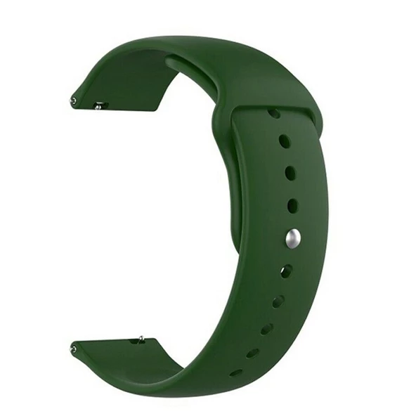 Gpack Amazfit GTS 2 Kordon Mat Düz Renkli Silikon - 5