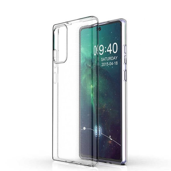 Gpack Samsung Galaxy S20 FE Kılıf Süper Silikon KorumaFull Kapatan Ekran
