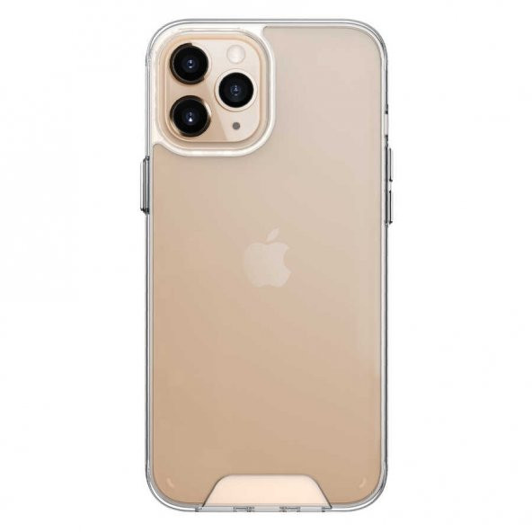 Gpack Apple iPhone 12 Pro Max Kılıf Gard Nitro  Sert Silikon Renksiz