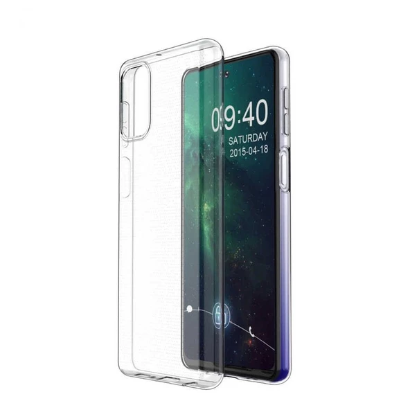 Gpack Samsung Galaxy M31S Kılıf Süper SilikonNano Glass