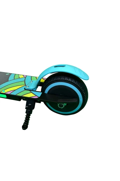 Electron  Scooter Çocuk Elektrikli - 130w, Led Işıklı, Amortisörlü (DİZLİK VE DİRSEKLİK HEDİYELİ) - 6