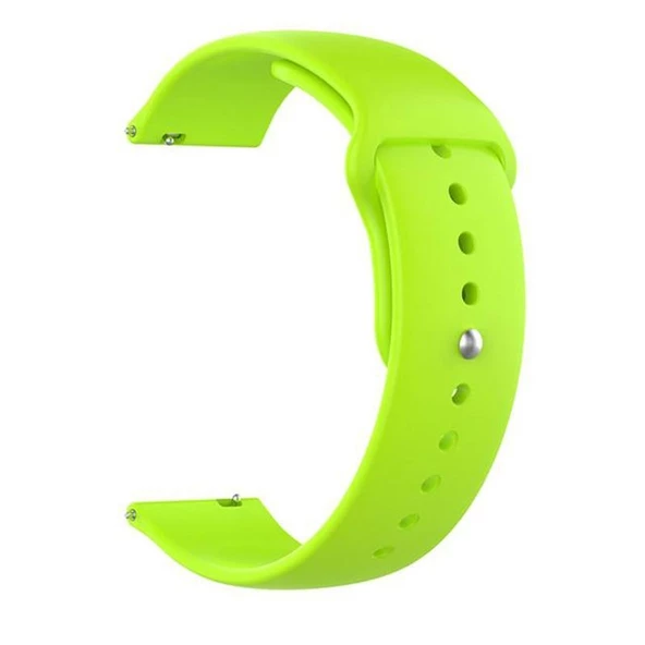 Gpack Amazfit GTS 2e Kordon Mat Düz Renkli Silikon - 11