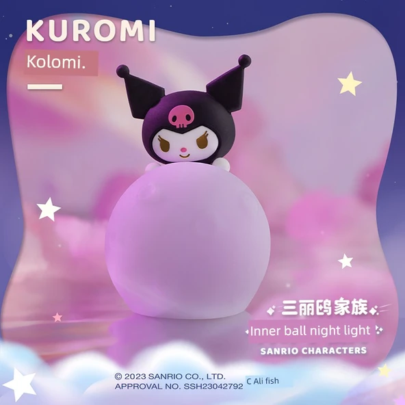 Culomi (Kuromi) Gece Lambası - Otantik Ay Serisi