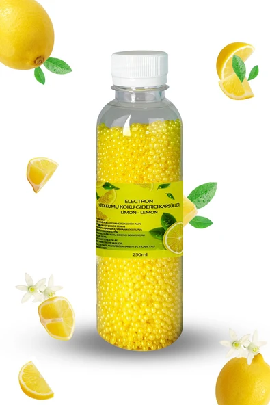 Electron  Kedi Kumu Kokusu,tuvalet Koku Giderici Granül, Limon Ferahlatıcı Etkili, Kokusuz Tuvalet Için, 250ml - 2